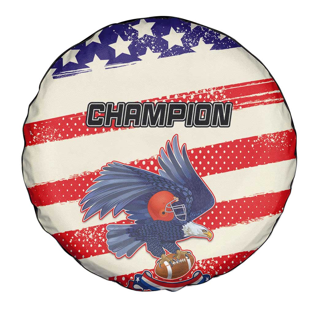 American Football Spare Tire Cover Go Champion 2024 - Wonder Print Shop