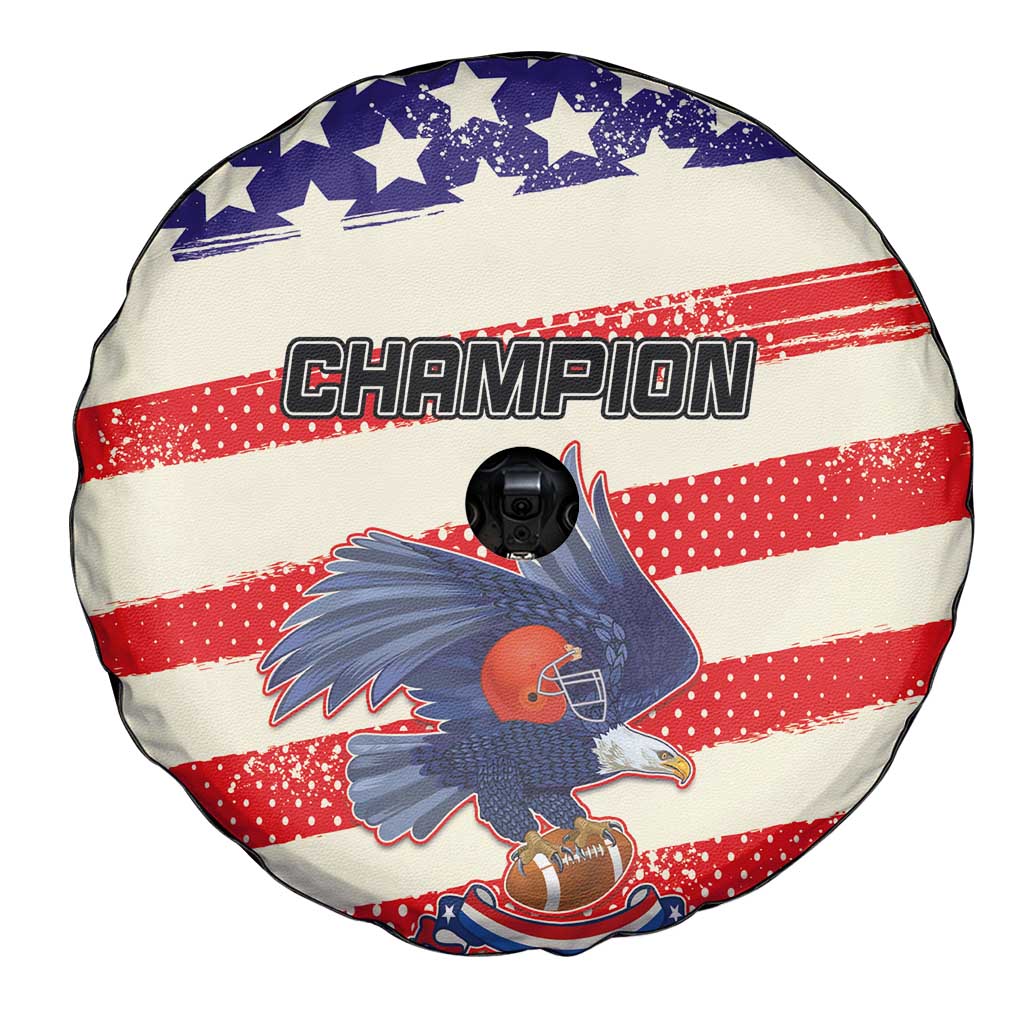 American Football Spare Tire Cover Go Champion 2024 - Wonder Print Shop