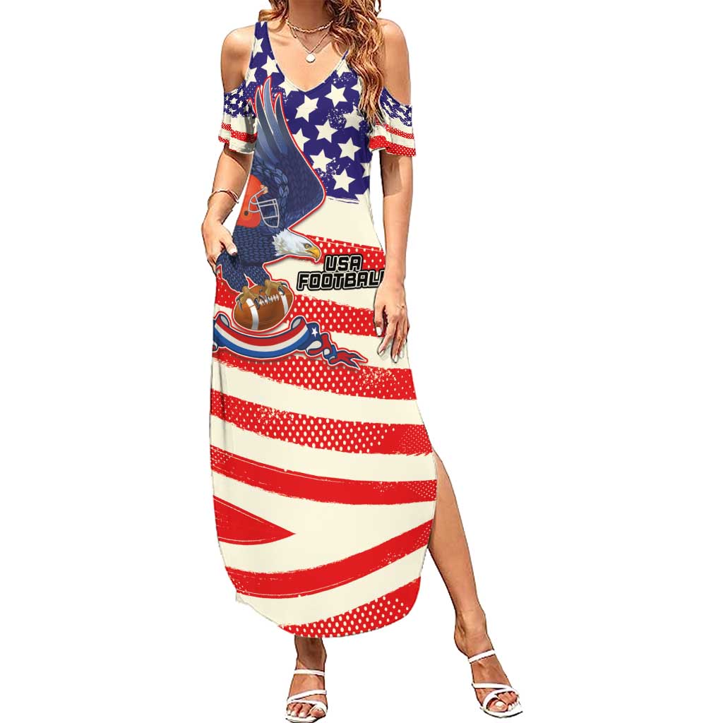 American Football Summer Maxi Dress Go Champion 2024 - Wonder Print Shop