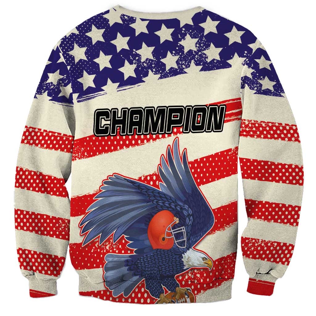 American Football Sweatshirt Go Champion 2024 - Wonder Print Shop