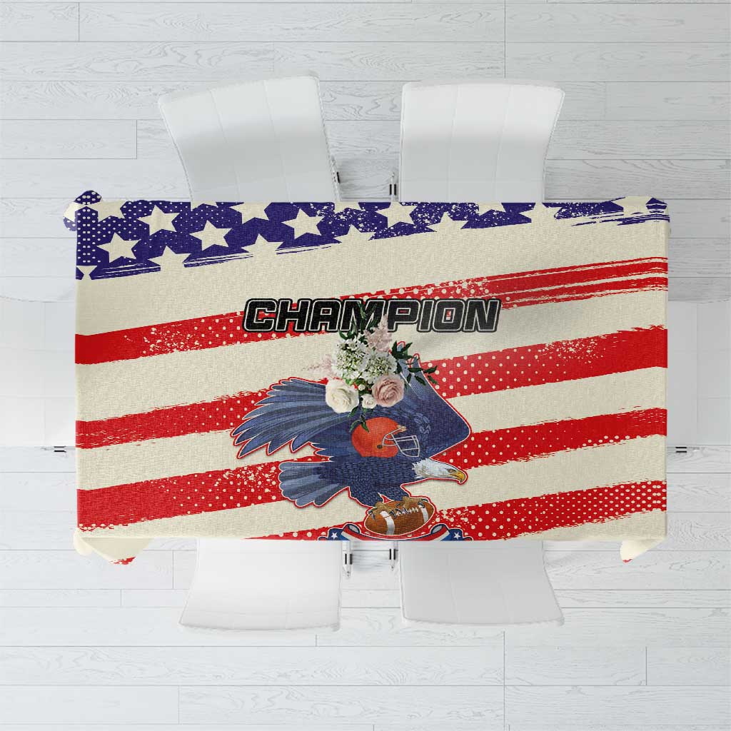American Football Tablecloth Go Champion 2024 - Wonder Print Shop
