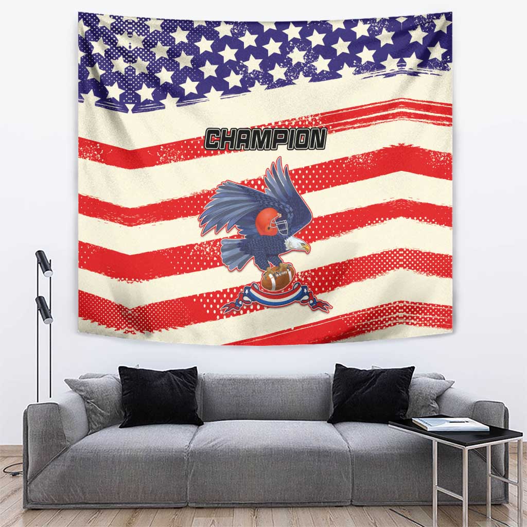 American Football Tapestry Go Champion 2024 - Wonder Print Shop