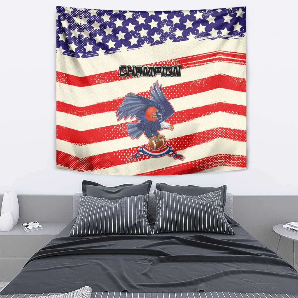 American Football Tapestry Go Champion 2024 - Wonder Print Shop