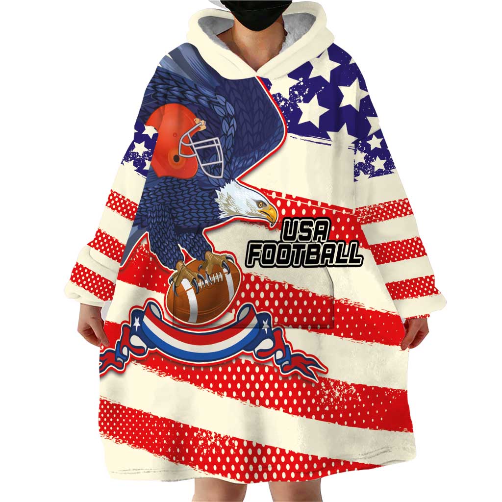 American Football Wearable Blanket Hoodie Go Champion 2024 - Wonder Print Shop