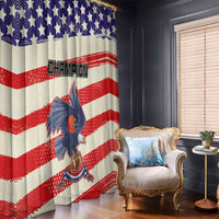 American Football Window Curtain Go Champion 2024 - Wonder Print Shop