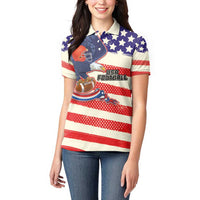 American Football Women Polo Shirt Go Champion 2024 - Wonder Print Shop