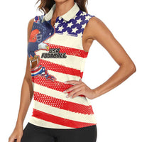 American Football Women Sleeveless Polo Shirt Go Champion 2024 - Wonder Print Shop