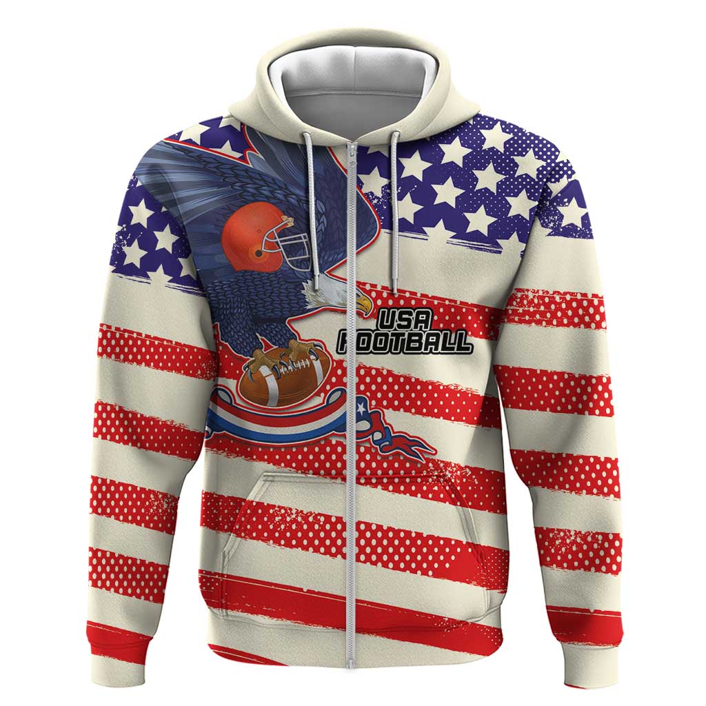 American Football Zip Hoodie Go Champion 2024 - Wonder Print Shop