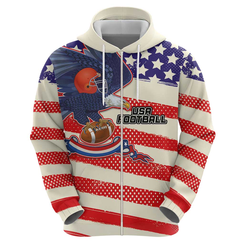 American Football Zip Hoodie Go Champion 2024 - Wonder Print Shop