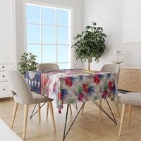 Hawaii and United States Together Tablecloth Seal of Hawaii and Bald Eagle - Wonder Print Shop