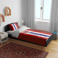 Norway Football Bedding Set Norwegian Stripes-Viking Style - Wonder Print Shop