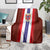Norway Football Blanket Norwegian Stripes-Viking Style - Wonder Print Shop