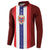 Custom Norway Football Button Sweatshirt Norwegian Stripes-Viking Style - Wonder Print Shop