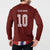 Custom Norway Football Button Sweatshirt Norwegian Stripes-Viking Style - Wonder Print Shop