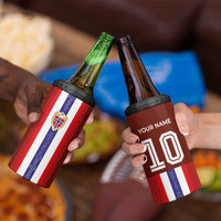 Custom Norway Football 4 in 1 Can Cooler Tumbler Norwegian Stripes-Viking Style - Wonder Print Shop