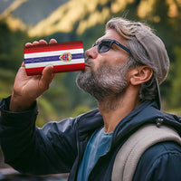 Custom Norway Football 4 in 1 Can Cooler Tumbler Norwegian Stripes-Viking Style - Wonder Print Shop