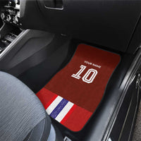 Norway Football Car Mats Norwegian Stripes-Viking Style - Wonder Print Shop