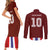 Custom Norway Football Couples Matching Short Sleeve Bodycon Dress and Long Sleeve Button Shirt Norwegian Stripes-Viking Style - Wonder Print Shop
