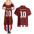 Custom Norway Football Couples Matching Summer Maxi Dress and Hawaiian Shirt Norwegian Stripes-Viking Style - Wonder Print Shop