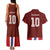Custom Norway Football Couples Matching Tank Maxi Dress and Hawaiian Shirt Norwegian Stripes-Viking Style - Wonder Print Shop