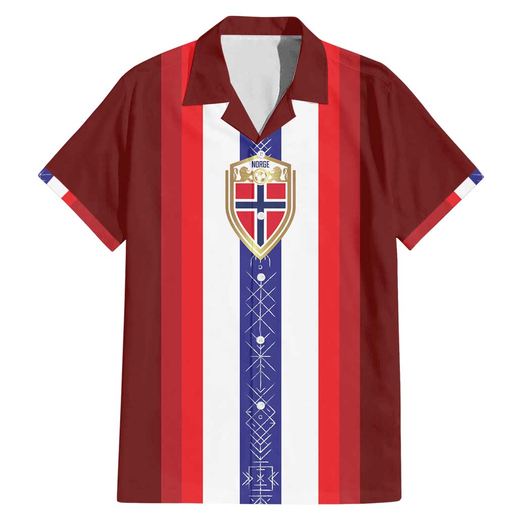 Custom Norway Football Family Matching Mermaid Dress and Hawaiian Shirt Norwegian Stripes-Viking Style - Wonder Print Shop