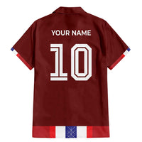 Custom Norway Football Family Matching Mermaid Dress and Hawaiian Shirt Norwegian Stripes-Viking Style - Wonder Print Shop