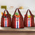 Norway Football Grocery Bag Norwegian Stripes-Viking Style - Wonder Print Shop