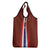 Norway Football Grocery Bag Norwegian Stripes-Viking Style - Wonder Print Shop