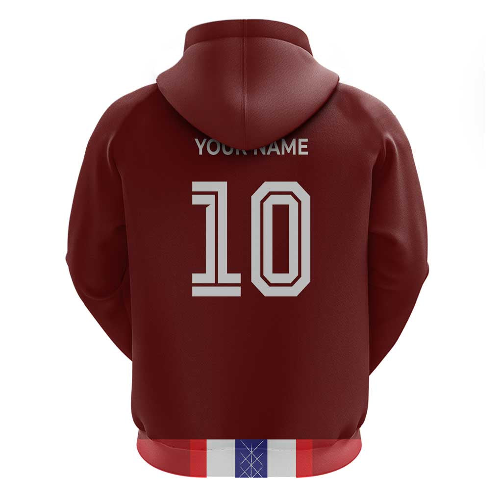 Custom Norway Football Hoodie Norwegian Stripes-Viking Style - Wonder Print Shop