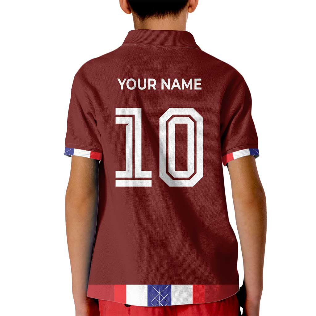 Custom Norway Football Kid Polo Shirt Norwegian Stripes-Viking Style - Wonder Print Shop