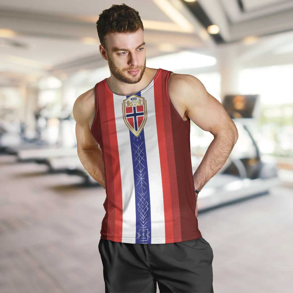 Custom Norway Football Men Tank Top Norwegian Stripes-Viking Style - Wonder Print Shop