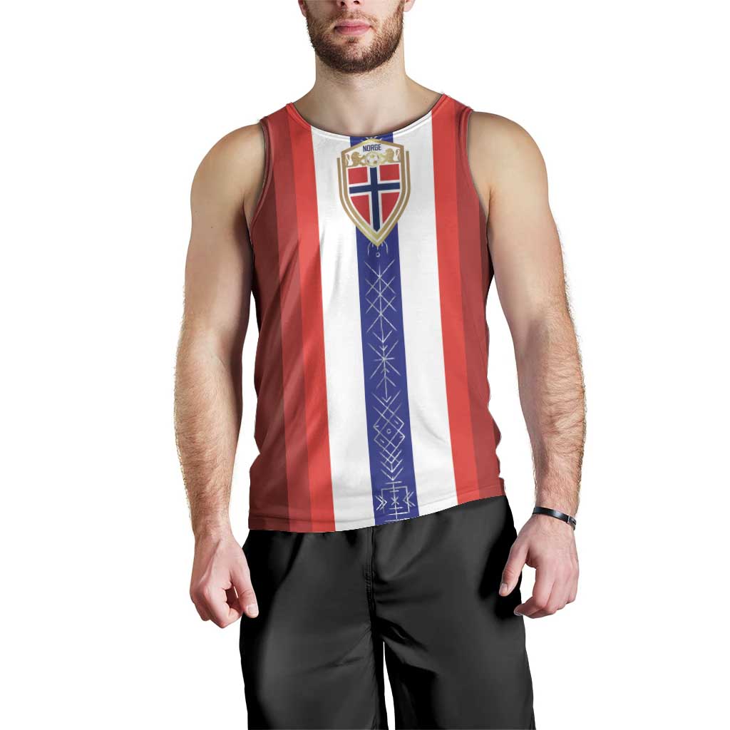 Custom Norway Football Men Tank Top Norwegian Stripes-Viking Style - Wonder Print Shop
