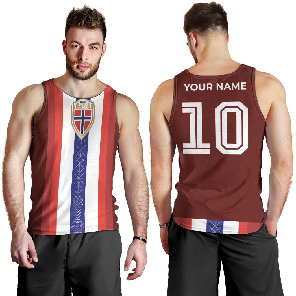 Custom Norway Football Men Tank Top Norwegian Stripes-Viking Style - Wonder Print Shop