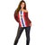 Custom Norway Football Off Shoulder Sweater Norwegian Stripes-Viking Style - Wonder Print Shop