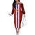 Custom Norway Football Off The Shoulder Long Sleeve Dress Norwegian Stripes-Viking Style - Wonder Print Shop