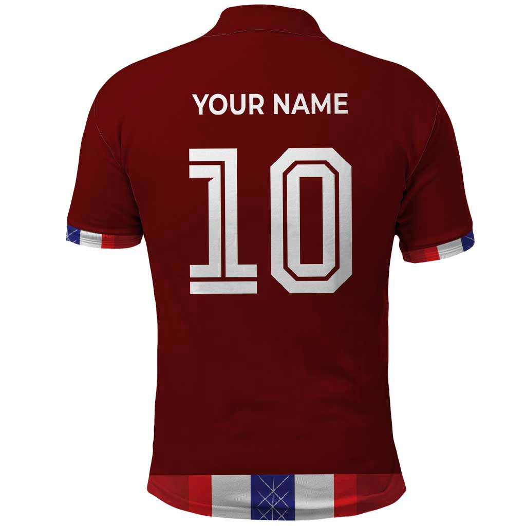Custom Norway Football Polo Shirt Norwegian Stripes-Viking Style - Wonder Print Shop