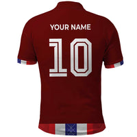 Custom Norway Football Polo Shirt Norwegian Stripes-Viking Style - Wonder Print Shop