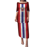 Custom Norway Football Puletasi Norwegian Stripes-Viking Style - Wonder Print Shop