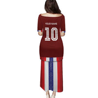 Custom Norway Football Puletasi Norwegian Stripes-Viking Style - Wonder Print Shop