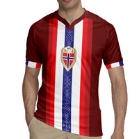 Custom Norway Football Rugby Jersey Norwegian Stripes-Viking Style - Wonder Print Shop