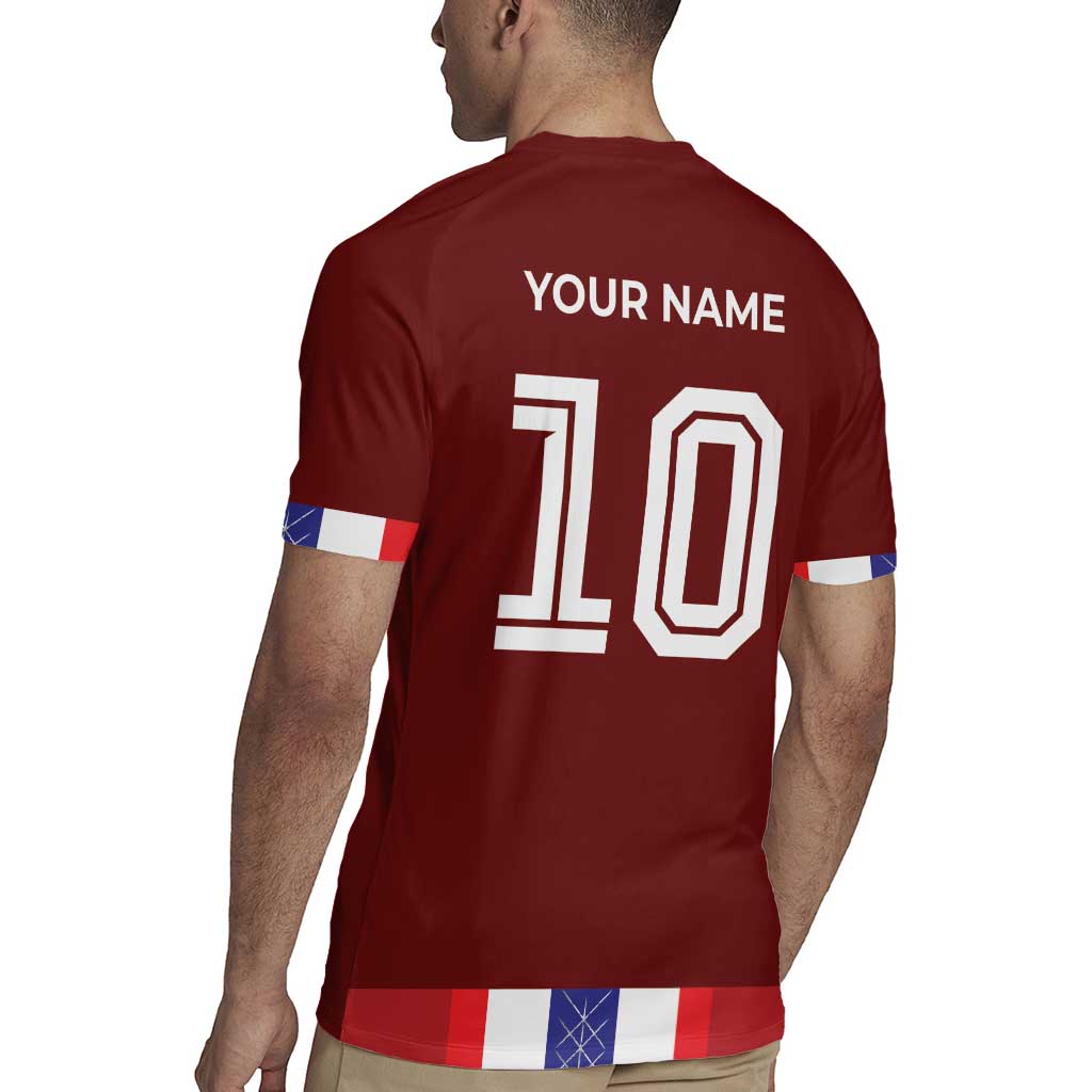 Custom Norway Football Rugby Jersey Norwegian Stripes-Viking Style - Wonder Print Shop