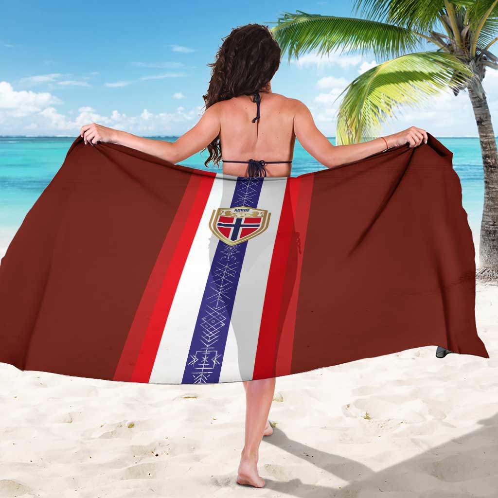 Norway Football Sarong Norwegian Stripes-Viking Style - Wonder Print Shop