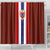 Norway Football Shower Curtain Norwegian Stripes-Viking Style - Wonder Print Shop