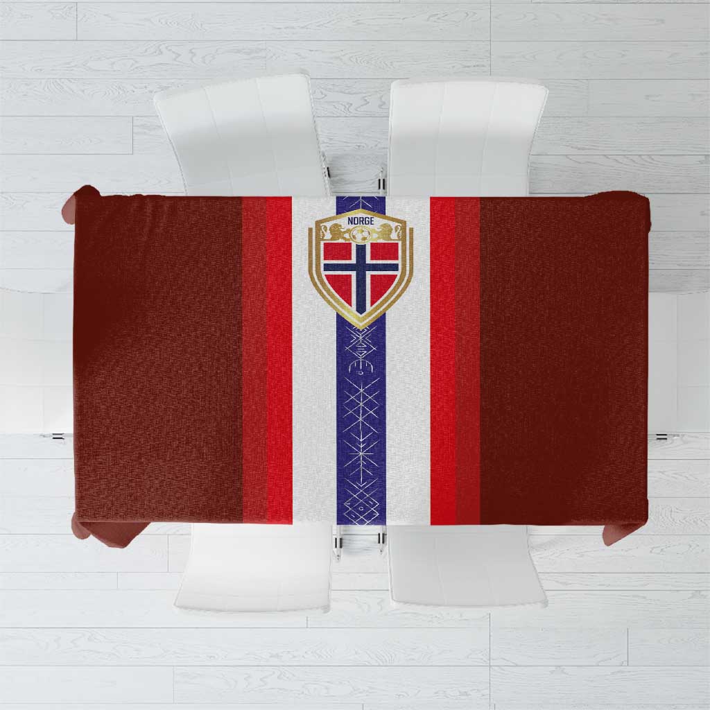 Norway Football Tablecloth Norwegian Stripes-Viking Style - Wonder Print Shop