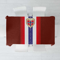 Norway Football Tablecloth Norwegian Stripes-Viking Style - Wonder Print Shop
