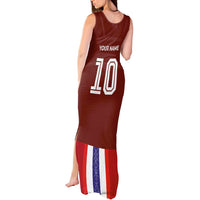 Custom Norway Football Tank Maxi Dress Norwegian Stripes-Viking Style - Wonder Print Shop
