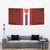 Norway Football Tapestry Norwegian Stripes-Viking Style - Wonder Print Shop