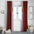 Norway Football Window Curtain Norwegian Stripes-Viking Style - Wonder Print Shop