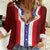 Custom Norway Football Women Casual Shirt Norwegian Stripes-Viking Style - Wonder Print Shop