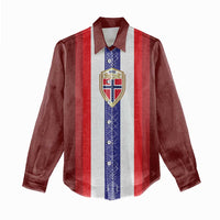 Custom Norway Football Women Casual Shirt Norwegian Stripes-Viking Style - Wonder Print Shop